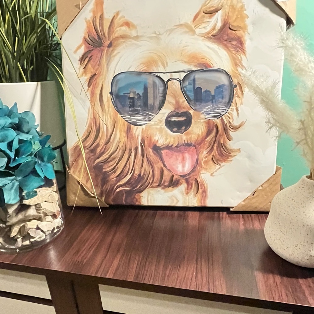 Stylish Dog with Sunglasses Art Painting, beutyfull - Picture 5 of 16